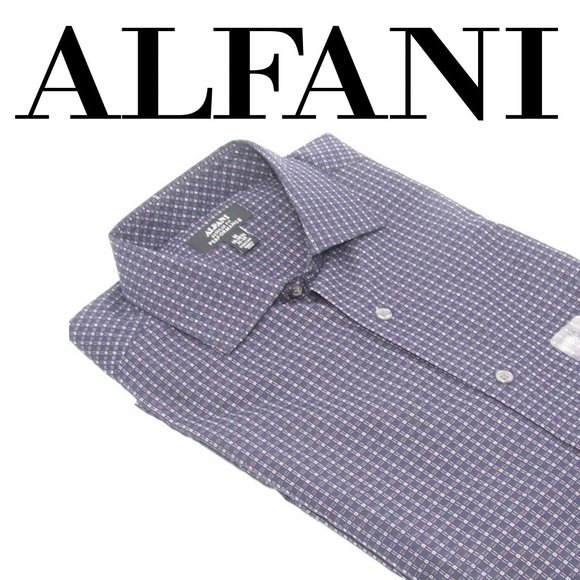 Alfani Other - Alfani Performance Regular Fit Button Down Shirt Long Sleeve Size Medium